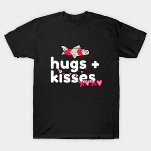 hugs and kisses by mencarirejeki T-Shirt